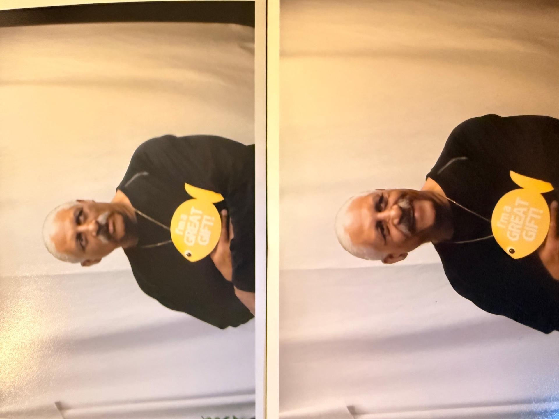 Big John smiling at a family celebration